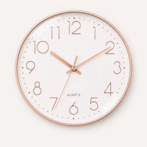 Horloge Murale Rose Gold