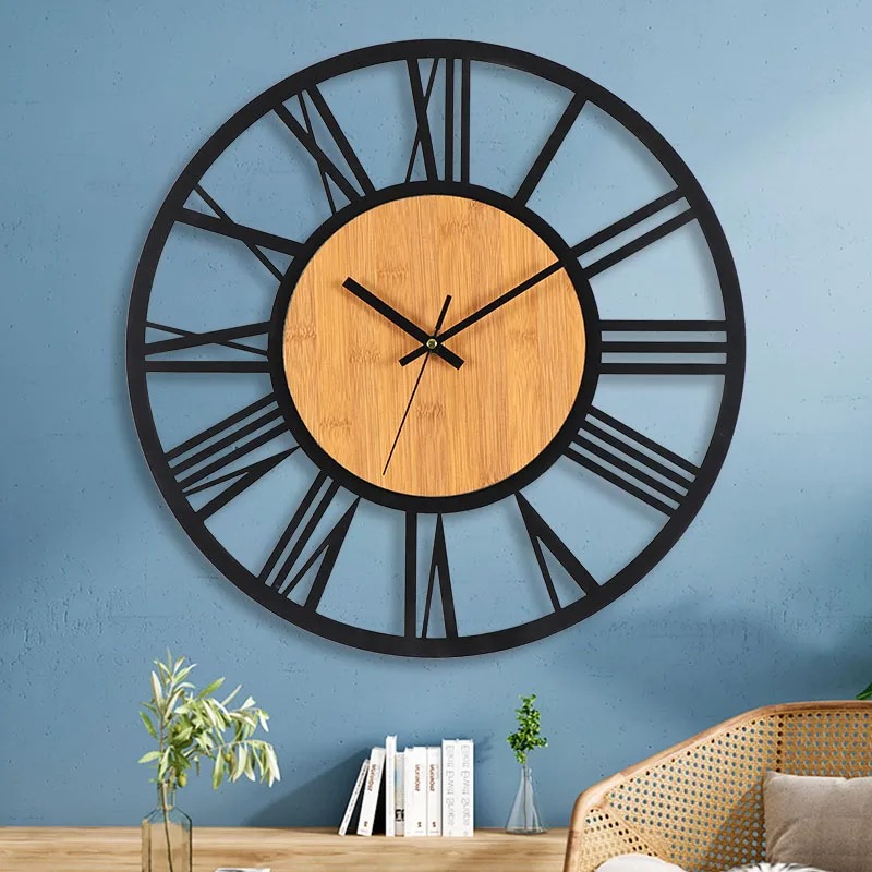 Horloge Murale Bois Scandinave – Image 3
