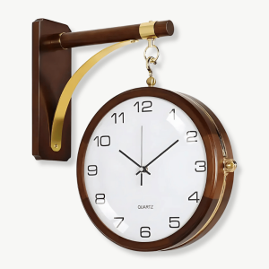 horloge double face salon