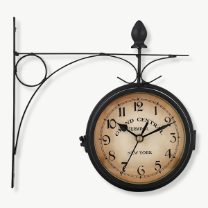 horloge double face gare