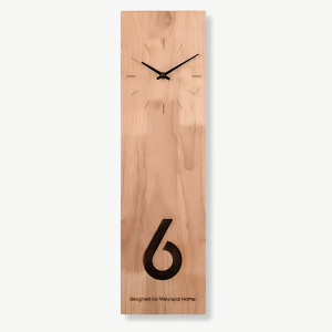 horloge murale bambou