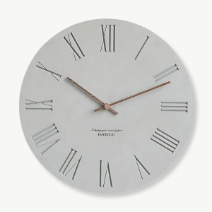 horloge murale béton