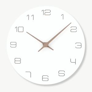 Horloge Murale Bois Blanc