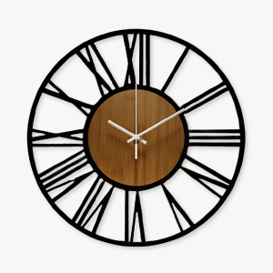 horloge murale bois scandinave