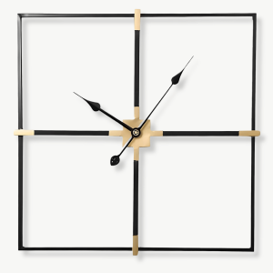 Horloge Murale Carrée Design Minimaliste