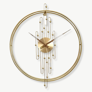 horloge murale cercle art déco