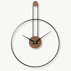 horloge murale cercle suspendu
