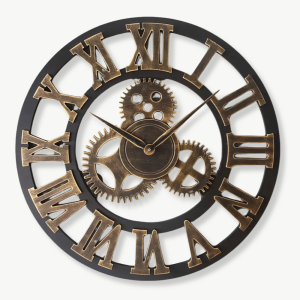 Horloge Murale Géante en bois