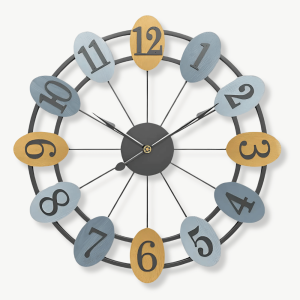 horloge murale design rustique