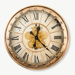 horloge murale industrielle