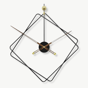 horloge murale losange