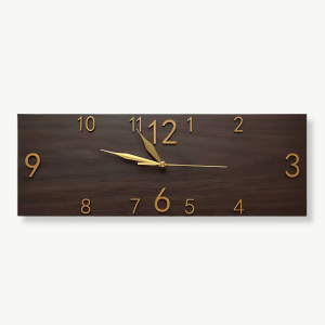 horloge murale rectangulaire