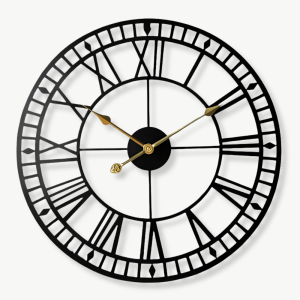 horloge murale rétro industriel