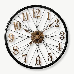 Horloge Murale Roue Vintage Engrenages