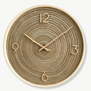 Horloge Murale Sable Doré