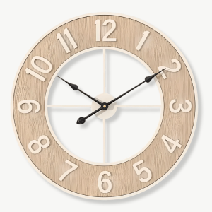horloge murale scandinave