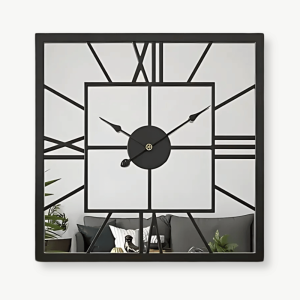 horloge murale carrée