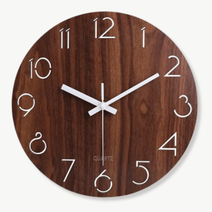 Horloge Murale en Bois