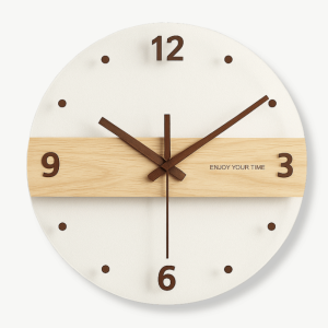 Horloge Murale en Bois et Acrylique