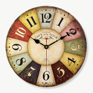 Horloge Murale vintage Cafe de la Tour