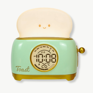 réveil toast mignon