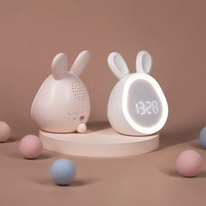 lapin lumineux réveil