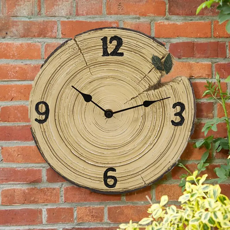 Horloge Rustique Bûche