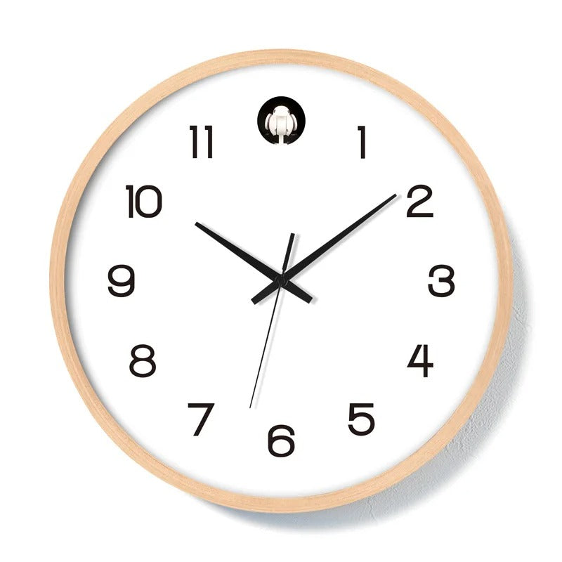 Charme de l'horloge bois