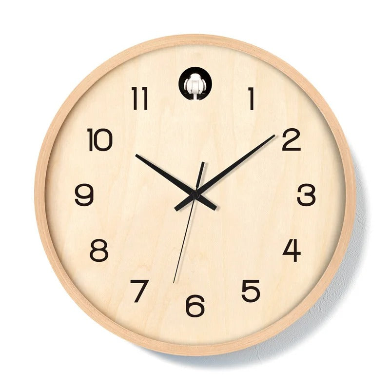 Horaire chic en bois