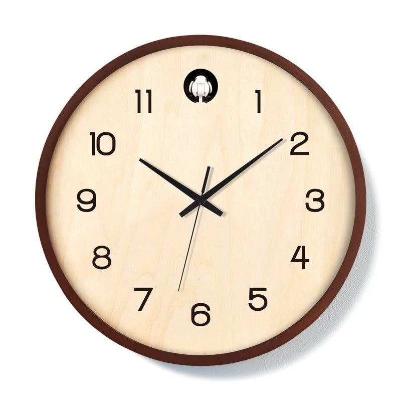 Horloge moderne en bois