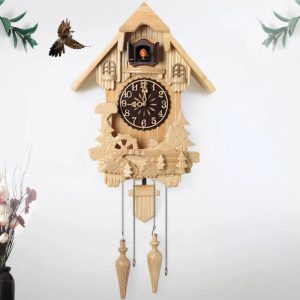 horloge coucou bois