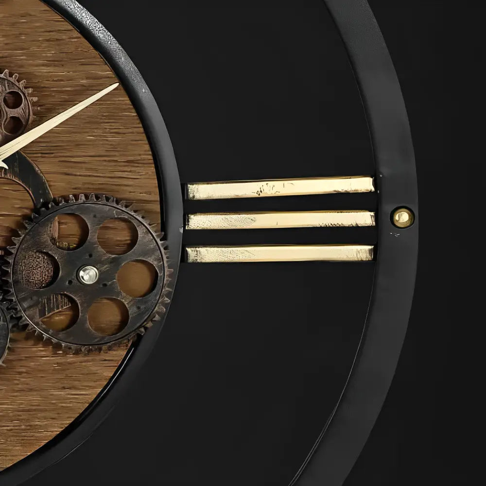Horloge en Bois et Métal