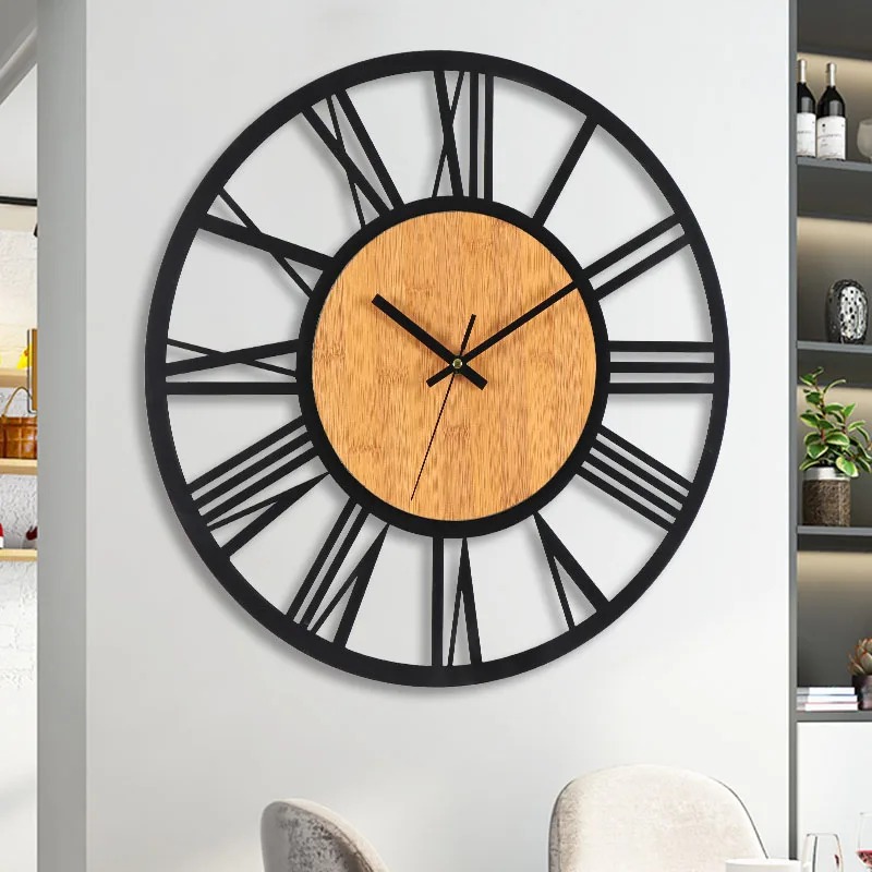Horloge Murale Bois Scandinave – Image 6
