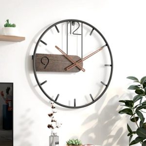 design élégant horloge murale