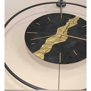 Horloge Murale Pendule Noire