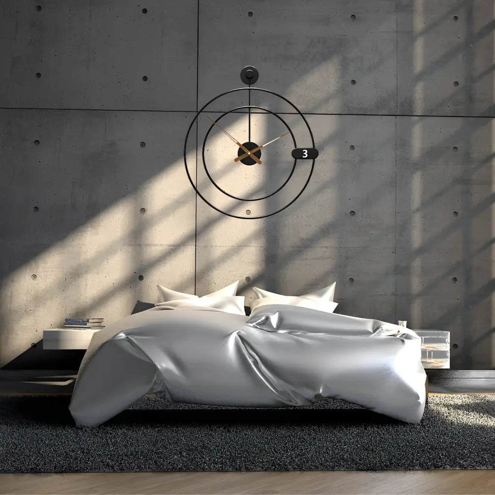 Design de l'Horloge Murale Orbitale