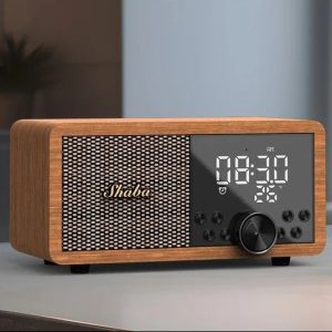 radio réveil style vintage