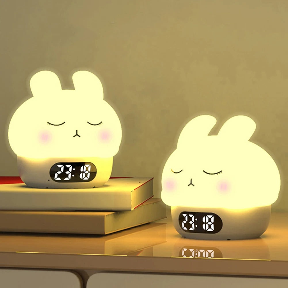 réveil enfant en forme de lapin