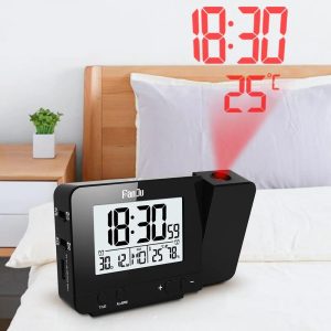 réveil numérique projection plafond