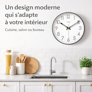 design scandinave horloge murale