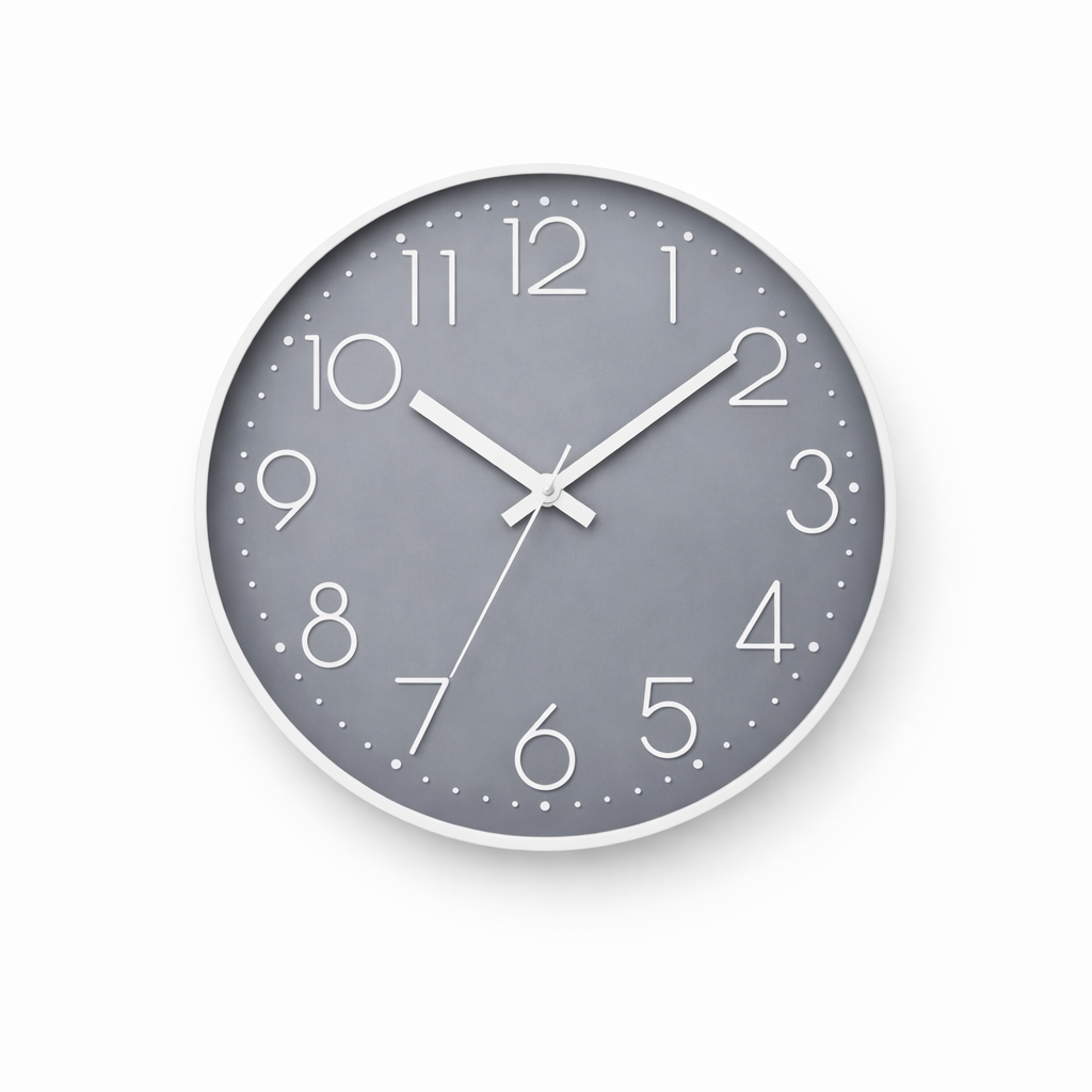 Horloge murale moderne 20 cm - Quartz silencieux sans Tic - Tac – Image 3