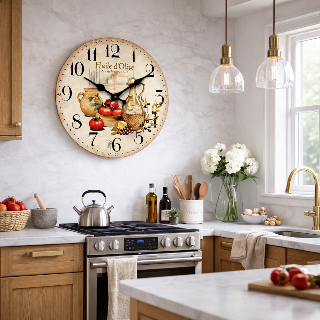 décoration huilée d'olive vintage