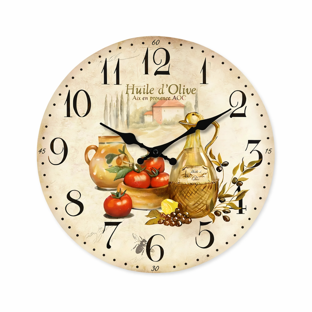 horloge murale cuisine provence